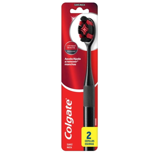 Cepillo De Dientes Suave Colgate Luminous White Rl 2x