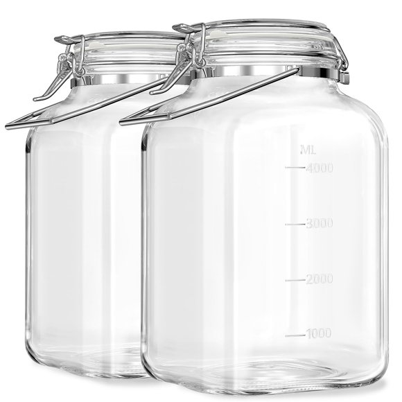 Tarro Sovietiep 5700 ml hermético de boca ancha – juego de 2 unidades