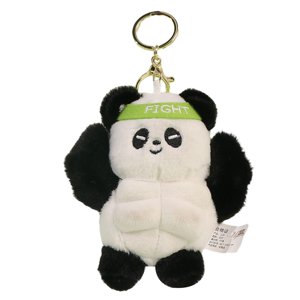 Magideal - Llaveros De Peluche De Animales, Bolsas De Favores, Monedero De Animales Musculosos Para Llaves, Llaveros De Muñecos De Peluche De Animales Para Niños Panda