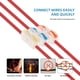 thumbnail image 2 of Conectores de cable DIANN con palanca 1 a 1 28-12 AWG 600V 32A, 34 piezas, 2 of 6