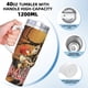 thumbnail image 5 of La Novia del Mago Antiguo Vaso aislado de acero inoxidable con asa, diseño temático, regalo para familia, amigos y fans; incluye pajita y encaja en el portavasos estándar, 40 oz, 5 of 6