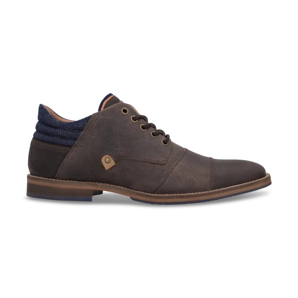Botines Formal Casual Hombre Cuero Crowl-6-81 Brandy marron claro 42
