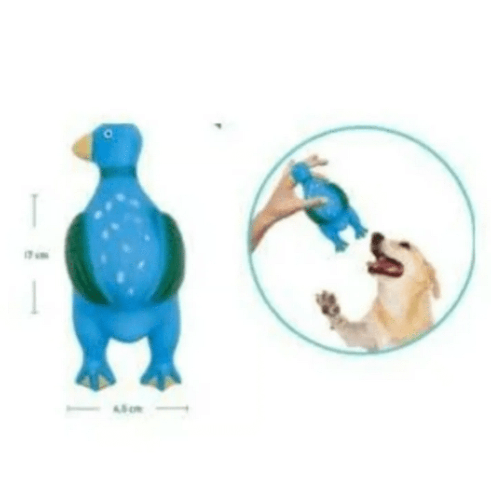 Genérico - Juguete Para Mascota Con Sonido Forma Pajaro