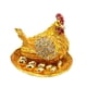 thumbnail image 5 of Caja de joyería con huevos para incubar de gallina, organizador de joyas, artesanía coleccionable, baratija esmaltada decorativa, caja del tesoro para, 5 of 5