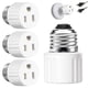 thumbnail image 1 of Adaptador de Enchufe para Portalámparas PaeorRorL de 3 Patas E26 125V Paquete de 3, 1 of 6