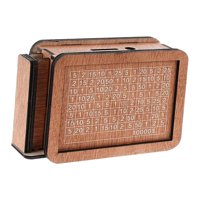 Bothyi - Hucha De Madera Para Decoración Del Hogar, Caja De Ahorro De Dinero Para Apartamento, Dormitorio, Oficina, 10000 Dólares