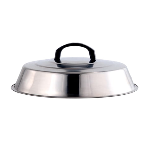 Bothyi - Cubierta Para Rociar Asar A La Parrilla Cubierta Para Cocinar Al Vapor De Acero Inoxidable De 12,2 Pulgadas Para Barbacoa De Hamburguesas