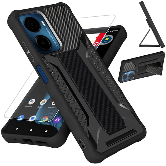 Funda para teléfono bojioderf Cricket Magic 2 5G con pantalla