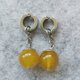 thumbnail image 3 of Pendientes SSBeauty Man con forma de bola de acero inoxidable, clip amarillo, 3 of 3