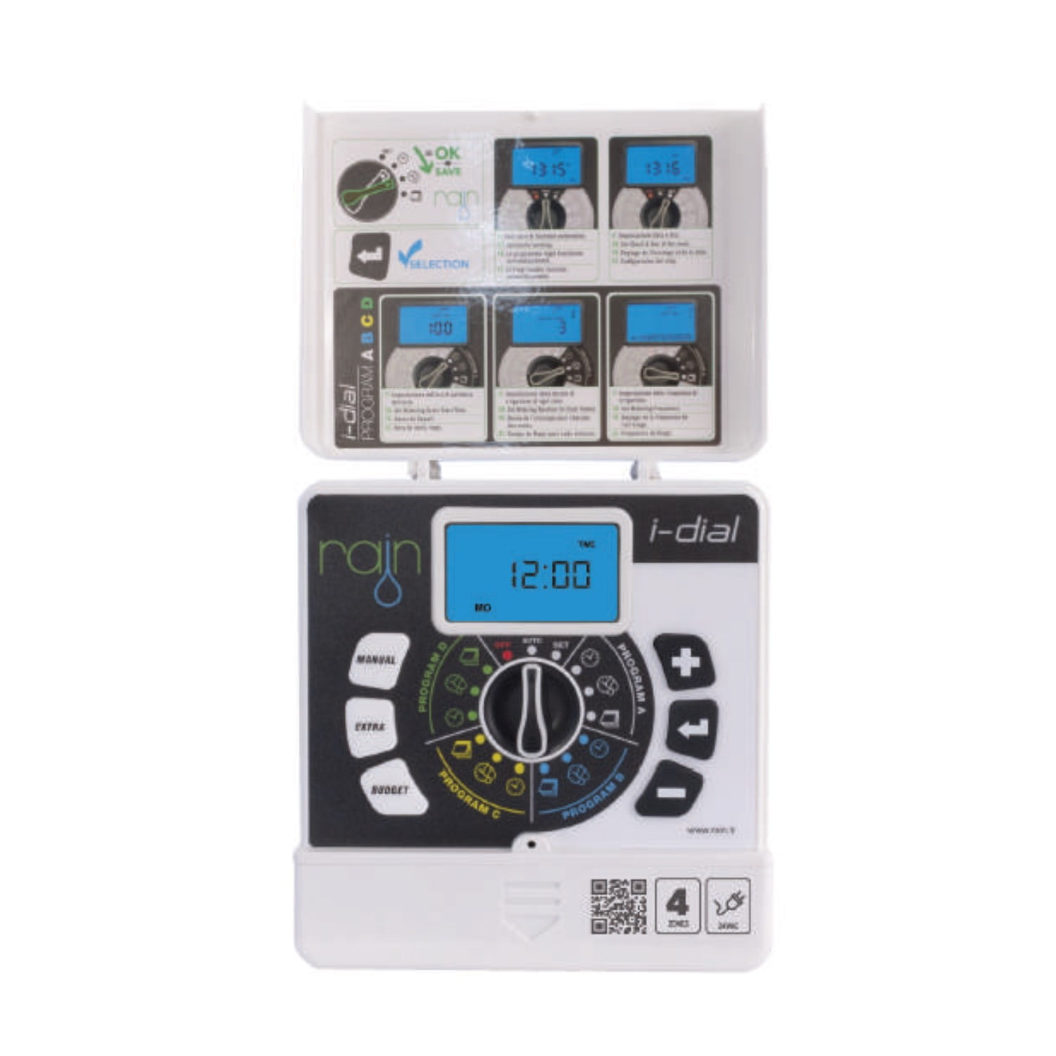 Programador De Riego Rain 12 Estaciones Indoor