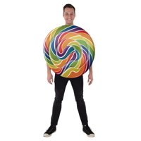 Disfraz Dress Up America Lollipop Para Adultos, Halloween, Arcoíris