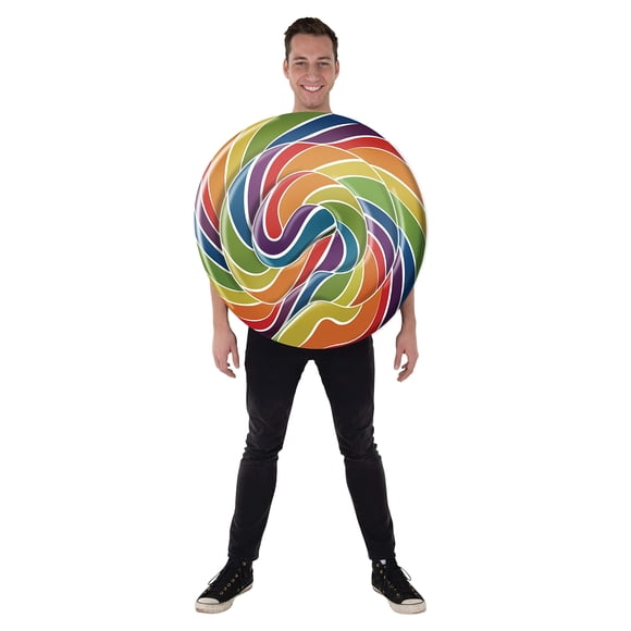 Disfraz Dress Up America Lollipop para adultos, Halloween, arcoíris