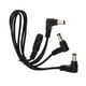 thumbnail image 5 of adaptador de pedales de efectos de guitarra eléctrica 9v 1a cable de alimentación 3 vías, 5 of 5
