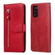 thumbnail image 4 of Funda con Cremallera para Samsung Galaxy Note 20 5G, Carcasa Cartera de Cuero PU con Soporte y Tarjetero, 4 of 6