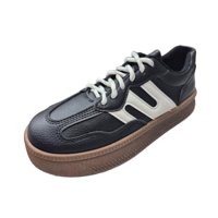 Vinnys Outlet - Zapatilla Urbana Casual Mujer Negro