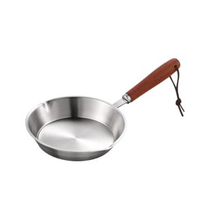 Bothyi - Sartén De Cocina De Acero Inoxidable Con Mango Ergonómico, Sartenes Redondas Para El Hogar, Rvs, Pequeñas