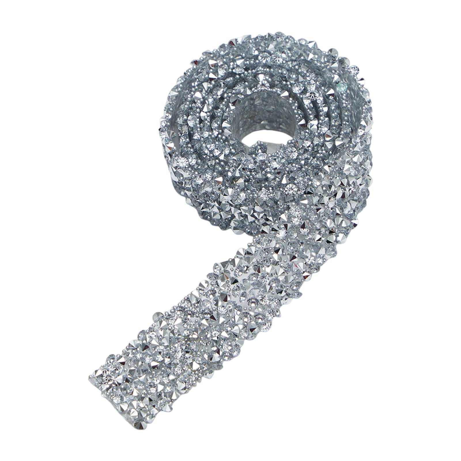 Bothyi - Cinta Adhesiva Con Brillantes Para Zapatos, Con Autoadhesivo, Con Diamantes De Imitación