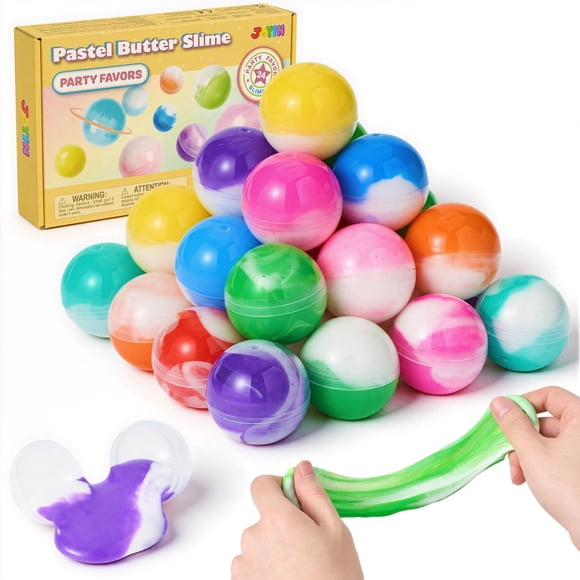 Kit de Slime JOYIN 24 piezas pastel mantecoso – Juguete sensorial para niños y adultos