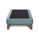 thumbnail image 2 of Base Elegante Cama Europea 1.5 Plaza 105x200 CM Turquesa Felpa, 2 of 3