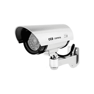 Importclick - Cámara Seguridad Falsa Led Negra