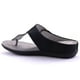 thumbnail image 2 of Sandalia Chalada Mujer Ceniza-1 Negro Comfort, 2 of 3