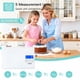 thumbnail image 2 of Balanza de Cocina AZEUS 5 kg Recargable por USB Blanca, 2 of 7