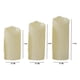 thumbnail image 2 of Pack 12 velas led luz cálida decorativas blanco, 2 of 3