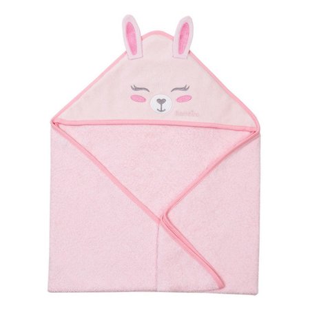 Toalla Con Capucha Bambino Coneja Rosado