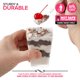 thumbnail image 4 of Vasitos de postre Stock Your Home 100 unidades 150 ml con tapas y cucharas, 4 of 7