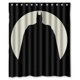 thumbnail image 1 of Cortina de ducha de Batman Shadow, juego de cortina de baño con ganchos, tamaño 60 x 72 pulgadas, 1 of 3