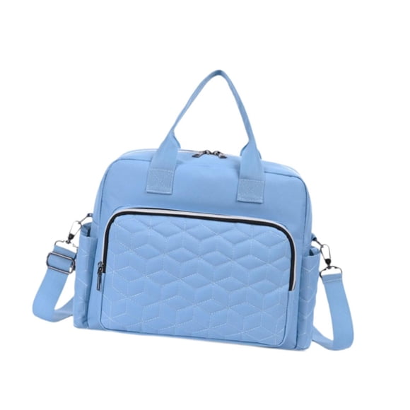 Bolsa De Pañales Tote Elegante Bolsa De Pañales Para Bebés Para Refrigerios Viajes Actividades Al Aire Libre Azul Claro