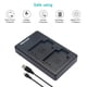 thumbnail image 5 of Kit de baterías Newmowa Li-50B con cargador dual USB, 2 unidades, 5 of 7