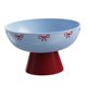 thumbnail image 1 of Frutero Para Encimera De Cocina, Plato Para Dulces, Bandeja Para Servir Multiusos Con Base Alta, Color Azul, 1 of 5