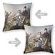 thumbnail image 2 of Medieval Fundas de almohada de terciopelo con tema, regalos de funda de almohada, decoración para el hogar, cojín de lanzar, regalo de cumpleaños para fans y parejas.56*56cm., 2 of 6