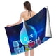 thumbnail image 4 of BT21 Toalla de playa de secado rápido con diseño temático, regalo para mujeres y niñas, ideal para cumpleaños, fans, amantes de la música, uso en la playa o al aire libre, 78 × 160 cm, 4 of 6
