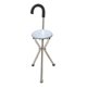 thumbnail image 1 of Baston Ortopedico Con Silla Plegable Acero Inoxidable 3 Apoy Gris, 1 of 10