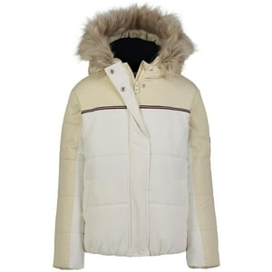 Chaqueta Acolchada Tommy Hilfiger Para Niñas Egret Expedition, Talla 4