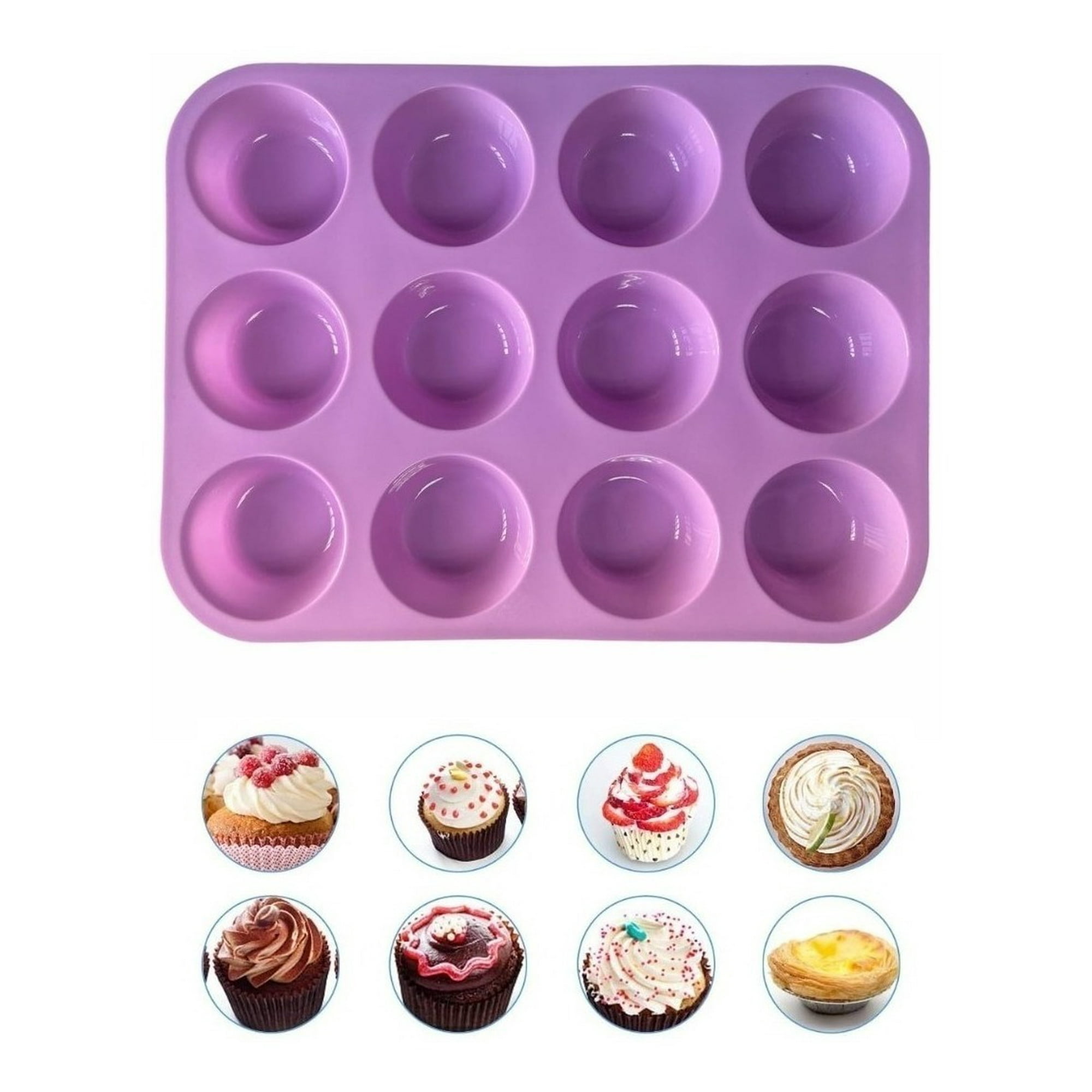 Genérico - Molde Cupcakes Molde 12 Magdalena Molde Muffin Repostería