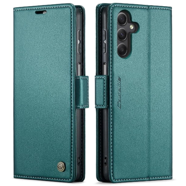 CaseMe tipo cartera Samsung Galaxy A24 4G con cierre magnético, RFID, tarjetero, soporte, carga inalámbrica