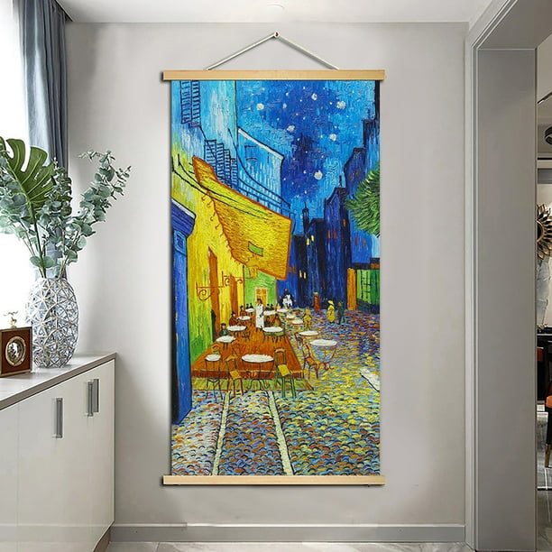 1pc, Canvas Wall Art, Landscape Oil Painting Canvas Spray Painting For Living Room Bedroom Study Decoration, Holiday Gift, 19*39inch
