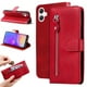 thumbnail image 2 of Funda con Cremallera para Samsung Galaxy A06, Carcasa Cartera de Cuero PU con Soporte y Tarjetero, 2 of 6