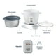 thumbnail image 4 of Arrocera Oster de 7 tazas de capacidad, antiadherente Blanco, 4 of 10