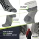 thumbnail image 5 of Calcetines de senderismo Alvada de lana merino térmicos para invierno, 3 pares, 5 of 6