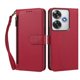 thumbnail image 3 of Funda con Billetera para [Xiaomi Poco F6] con Bolsillo Zipper y Tarjetero Rojo, 3 of 6
