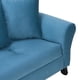 thumbnail image 4 of Sofa Lua 3c Felpa 20 Azul Petroleo, 4 of 5