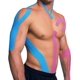 thumbnail image 2 of Cinta Tape Vendaje Kinesiológica Neuromuscular Azul 5 Cm x 5 mts, 2 of 5