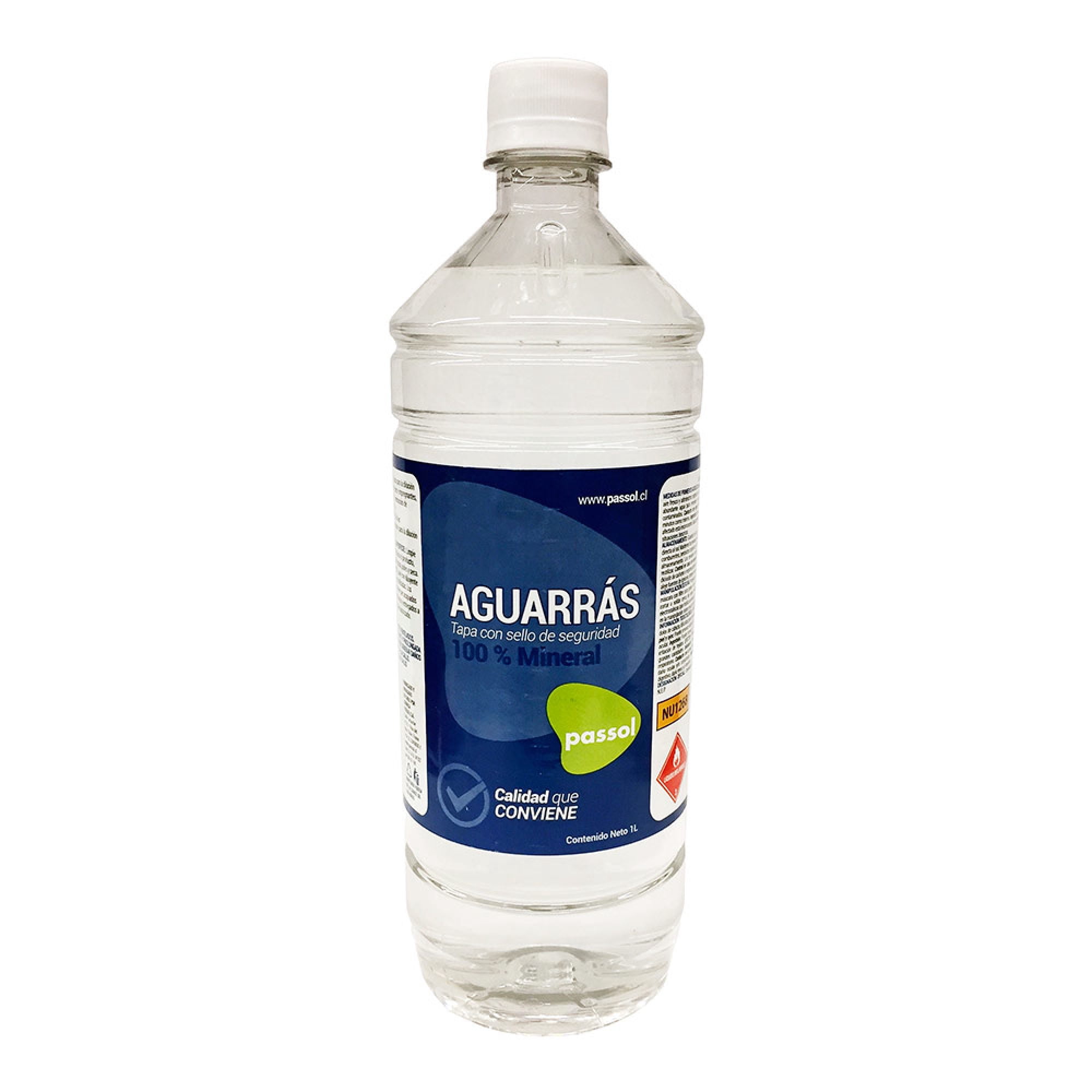 Aguarrás 100% Mineral Botella 1 L 1 L Passol