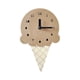 thumbnail image 5 of Mini Reloj De Pared Helado Hogar Reloj Colgante De Madera Para Decoración De Pared Del Hogar Marrón, 5 of 5