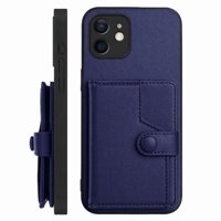 Foxdock Funda Para Iphone 12 Con Bloqueo Rfid - Diseño Elegante Con Cierre De Botón
