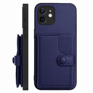 Foxdock Funda Para Iphone 12 Con Bloqueo Rfid - Diseño Elegante Con Cierre De Botón